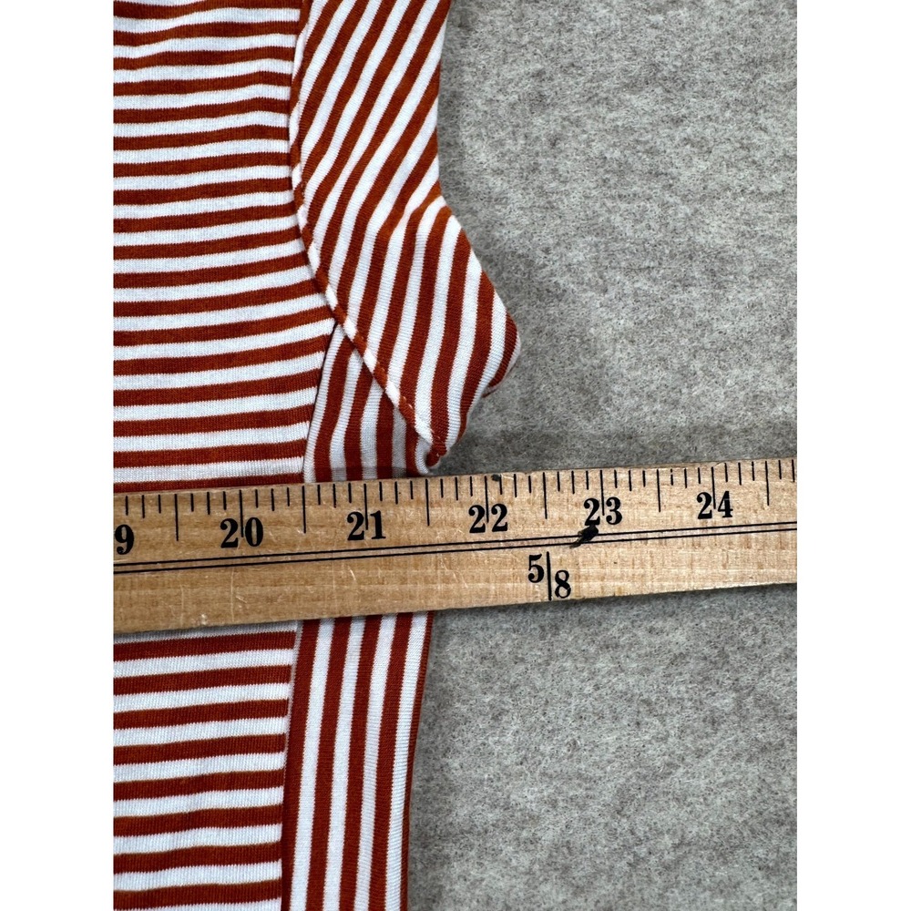 Tommy Bahama Texas Longhorns Shirt Womens Medium Red White Striped NCAA Top - Picture 10 of 14